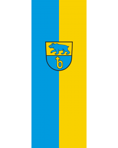 Flag: Bärenthal |  portrait flag | 6m² | 64sqft | 400x150cm | 13x5ft 