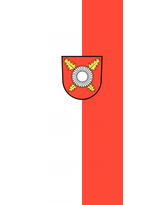 Vertical Hanging Swivel Crossbar Banner Flag: Böttingen |  portrait flag | 3.5m² | 38sqft | 300x120cm | 10x4ft 