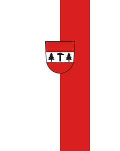 Vertical Hanging Beam Flag: Deilingen |  portrait flag | 3.5m² | 38sqft | 300x120cm | 10x4ft 