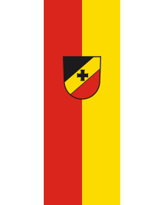 Flag: Denkingen | portrait flag | 6m² | 64sqft | 400x150cm | 13x5ft