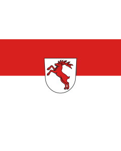 Flag: Dürbheim |  landscape flag | 1.35m² | 14.5sqft | 90x150cm | 3x5ft 