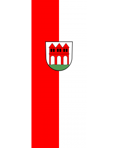 Flag: Durchhausen |  portrait flag | 6m² | 64sqft | 400x150cm | 13x5ft 