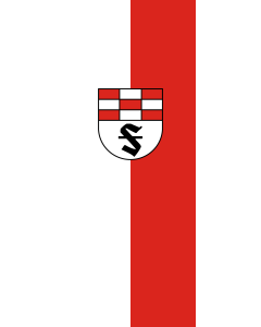 Flag: Frittlingen |  portrait flag | 3.5m² | 38sqft | 300x120cm | 10x4ft 