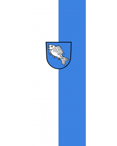 Flag: Gunningen |  portrait flag | 6m² | 64sqft | 400x150cm | 13x5ft 