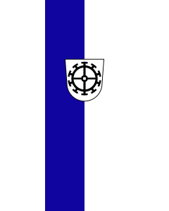 Vertical Hanging Swivel Crossbar Banner Flag: Mühlheim an der Donau | portrait flag | 6m² | 64sqft | 400x150cm | 13x5ft