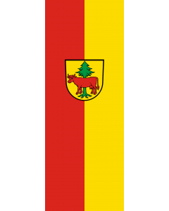 Flag: Talheim |  portrait flag | 6m² | 64sqft | 400x150cm | 13x5ft 