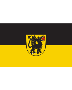 Flag: Wurmlingen | landscape flag | 1.35m² | 14.5sqft | 90x150cm | 3x5ft