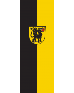 Flag: Wurmlingen |  portrait flag | 6m² | 64sqft | 400x150cm | 13x5ft 