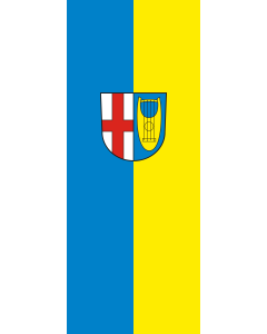 Vertical Hanging Beam Flag: Seitingen-Oberflacht |  portrait flag | 3.5m² | 38sqft | 300x120cm | 10x4ft 