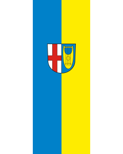 Flag: Seitingen-Oberflacht |  portrait flag | 6m² | 64sqft | 400x150cm | 13x5ft 
