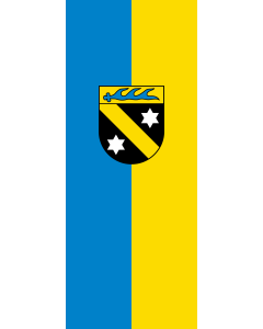 Drapeau: Emmingen-Liptingen |  portrait flag | 3.5m² | 300x120cm 