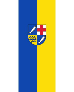 Flag: Konstanz (Kreis) | portrait flag | 3.5m² | 38sqft | 300x120cm | 10x4ft