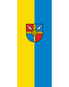 Bandiera: Allensbach | bandiera ritratto | 3,5&nbsp;m² | 300&nbsp;×&nbsp;120&nbsp;cm 