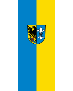 Flag: Eigeltingen | portrait flag | 3.5m² | 38sqft | 300x120cm | 10x4ft