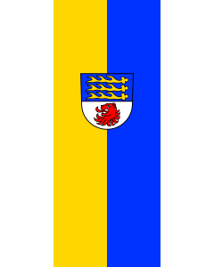 Flag: Gailingen am Hochrhein | portrait flag | 3.5m² | 38sqft | 300x120cm | 10x4ft