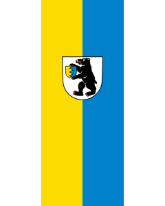 Bandiera: Singen (Hohentwiel) | bandiera ritratto | 3,5&nbsp;m² | 300&nbsp;×&nbsp;120&nbsp;cm 