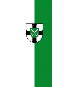 Vertical Hanging Swivel Crossbar Banner Flag: Hohenfels |  portrait flag | 3.5m² | 38sqft | 300x120cm | 10x4ft 