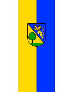 Drapeau: Mühlhausen-Ehingen |  portrait flag | 3.5m² | 300x120cm 