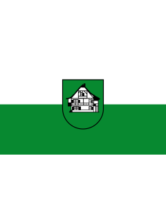 Flag: Hausen im Wiesental |  landscape flag | 1.35m² | 14.5sqft | 90x150cm | 3x5ft 