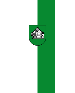 Flag: Hausen im Wiesental |  portrait flag | 6m² | 64sqft | 400x150cm | 13x5ft 