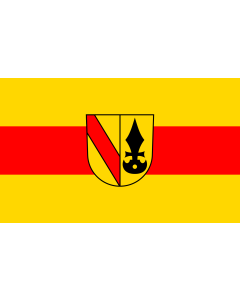 Flag: Inzlingen |  landscape flag | 1.35m² | 14.5sqft | 90x150cm | 3x5ft 