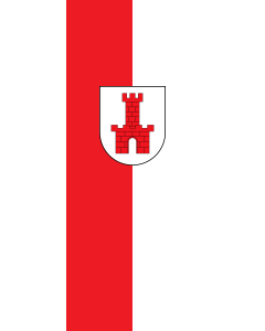 Flag: Maulburg | portrait flag | 3.5m² | 38sqft | 300x120cm | 10x4ft