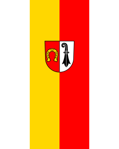 Flag: Schliengen | portrait flag | 3.5m² | 38sqft | 300x120cm | 10x4ft