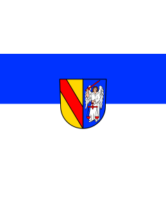 Flag: Schopfheim |  landscape flag | 1.35m² | 14.5sqft | 90x150cm | 3x5ft 