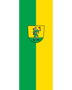 Vertical Hanging Beam Flag: Todtnau |  portrait flag | 6m² | 64sqft | 400x150cm | 13x5ft 