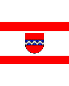 Flag: Zell im Wiesental |  landscape flag | 1.35m² | 14.5sqft | 90x150cm | 3x5ft 