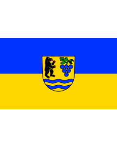 Flag: Grenzach-Wyhlen |  landscape flag | 1.35m² | 14.5sqft | 90x150cm | 3x5ft 