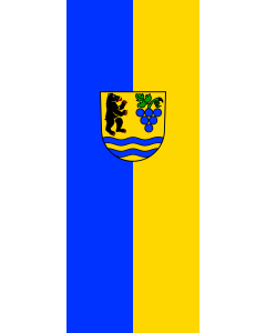 Flag: Grenzach-Wyhlen | portrait flag | 3.5m² | 38sqft | 300x120cm | 10x4ft