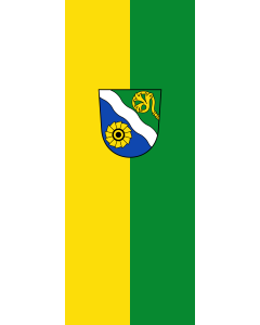 Flag: Waldshut (Kreis) | portrait flag | 3.5m² | 38sqft | 300x120cm | 10x4ft