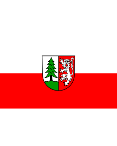 Flag: Dachsberg (Südschwarzwald) |  landscape flag | 1.35m² | 14.5sqft | 90x150cm | 3x5ft 