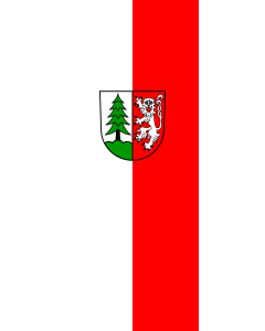 Flag: Dachsberg (Südschwarzwald) | portrait flag | 3.5m² | 38sqft | 300x120cm | 10x4ft