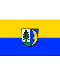 Flag: Dogern |  landscape flag | 1.35m² | 14.5sqft | 90x150cm | 3x5ft 