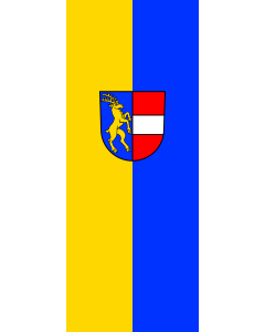 Flag: Höchenschwand |  portrait flag | 3.5m² | 38sqft | 300x120cm | 10x4ft 