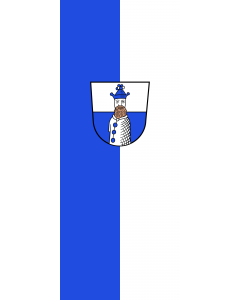 Flag: Stühlingen |  portrait flag | 3.5m² | 38sqft | 300x120cm | 10x4ft 