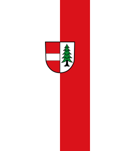 Flag: Weilheim |  portrait flag | 3.5m² | 38sqft | 300x120cm | 10x4ft 