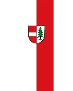 Flag: Weilheim |  portrait flag | 6m² | 64sqft | 400x150cm | 13x5ft 