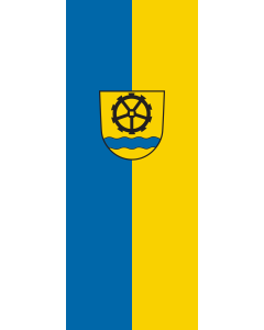 Flag: Wutöschingen |  portrait flag | 3.5m² | 38sqft | 300x120cm | 10x4ft 