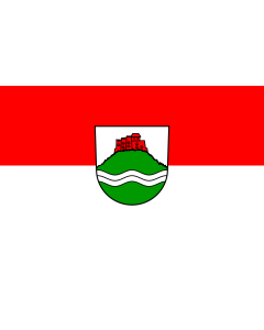 Flag: Küssaberg |  landscape flag | 1.35m² | 14.5sqft | 90x150cm | 3x5ft 
