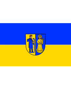 Flag: Waldshut-Tiengen |  landscape flag | 1.35m² | 14.5sqft | 90x150cm | 3x5ft 