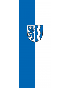 Flag: Wutach |  portrait flag | 6m² | 64sqft | 400x150cm | 13x5ft 