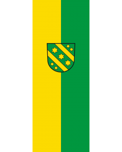Flag: Reutlingen (Kreis) |  portrait flag | 6m² | 64sqft | 400x150cm | 13x5ft 