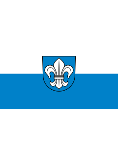Flag: Eningen unter Achalm |  landscape flag | 1.35m² | 14.5sqft | 90x150cm | 3x5ft 