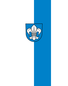Flag: Eningen unter Achalm | portrait flag | 3.5m² | 38sqft | 300x120cm | 10x4ft