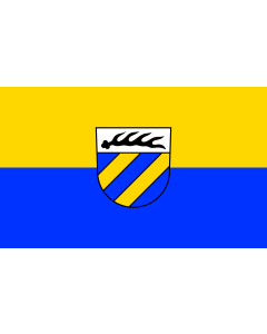 Flag: Gomadingen |  landscape flag | 1.35m² | 14.5sqft | 90x150cm | 3x5ft 