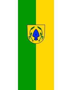 Flag: Grabenstetten | portrait flag | 3.5m² | 38sqft | 300x120cm | 10x4ft
