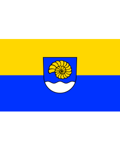 Flag: Hülben |  landscape flag | 1.35m² | 14.5sqft | 90x150cm | 3x5ft 